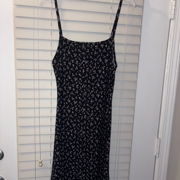 NWOT SET OF 2 black + Floral Black Mini Sundresses size XL 👗 ☀️ - Picture 4 of 8